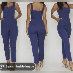 Tcec size medium blue romper